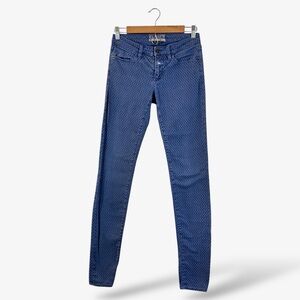 Closed Juli Jeans Blue Check Gingham Size 26 Skinny Stretch Denim Streetwear